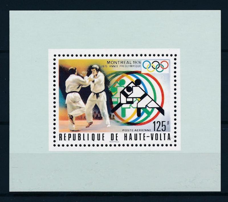 [55726] Burkina Faso 1976 Olympic games Montreal Judo MNH Sheet