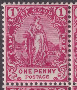 Sc# 60 Cape of Good Hope 1893 Hope Standing 1 pence carmine issue MNH CV $6.40