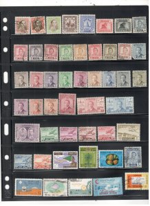 IRAQ COLLECTION ON STOCK SHEET MINT/USED