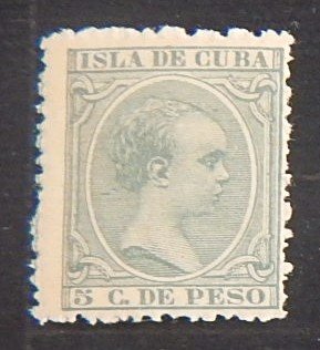 King Alfonso XIII, 1890, 5 C. De Pesto, Isla De Cuba, MC #67 (2085-Т)