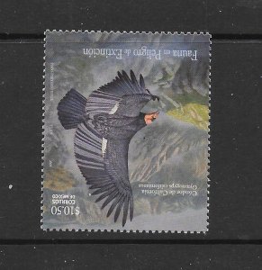 BIRDS- MEXICO #2622 CALIFORNIA CONDOR MNH