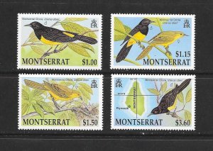 BIRDS - MONTSERRAT #799-802  MNH