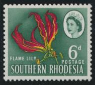 Southern Rhodesia  SG 97 SC# 100   Used / FU Flame Lily 
