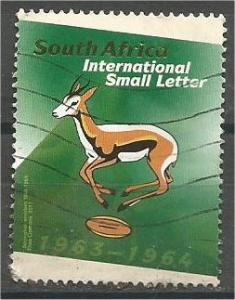 SOUTH AFRICA, 2011, used Int Sm Letter, South African Rugby League.