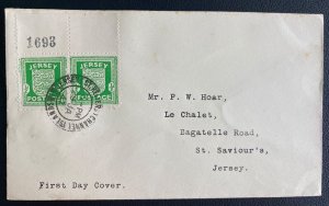 1942 Jersey Channel Island Germany First Day Cover to St Saviours
