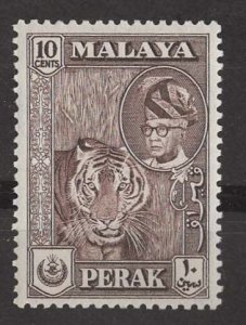 Malaya-Perak # 132  Tiger -    10c     (1) Unused LH