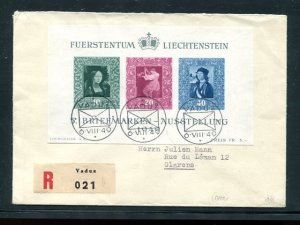 Liechtenstein scarce #238  reg. FDC  Used VF  - Lakeshore Philatelics