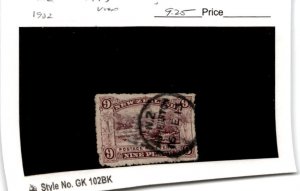 New Zealand, Postage Stamp, #117 Used, 1902 (AB)