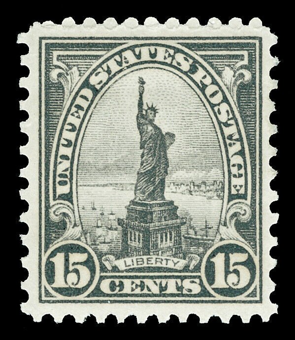 Scott 696 1931 15c Gray Liberty Rotary Press Issue Mint VF OG NH Cat $12 