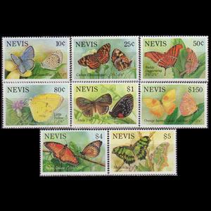 NEVIS 1993 - Scott# 794-801 Butterflies Set of 8 NH