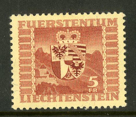 LIECHTENSTEIN 222 MH  SCV $11.00BIN $5.50