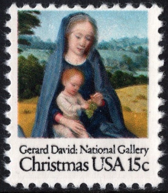 SC#1799 15¢ Christmas: Virgin & Child Single (1979) MNH