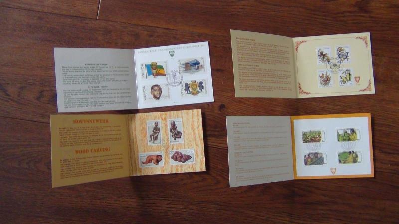 Venda New Issue Cards 1980 Butterflies Tea Banana Carving 1979 Independence VFU 