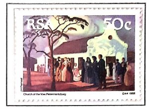 P) 1988 SOUTH AFRICA, ANNIVERSARY BÓER MIGRATION, CHURCH OATH, MINISHEET, MNH