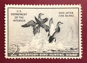 US Migratory Bird Hunting stamp RW 18 Mint but no gum