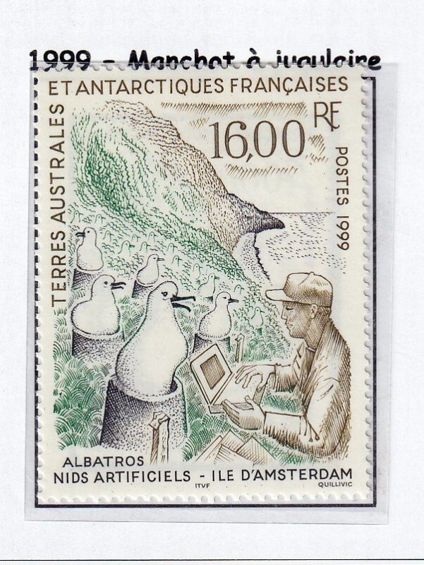 French Southern & Antartic FSAT 1999 - Study of Albatrosses  - MNH  #  252