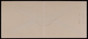 NEW SOUTH WALES Envelope - Official 1891 Cook 4d OS Specimen.