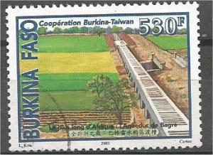 BURKINA FASO, 2003, used 530fr, Valley rice farm, Scott 1263
