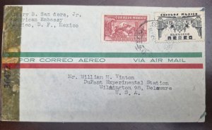CMI) 1942. MEXICO. AZTEC MASK. INDIGENOUS CULTURE. AIR SERVICE. XF