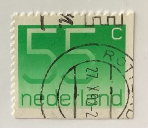 Netherlands 1986 Yt 1153c used - 55c,  Numeral