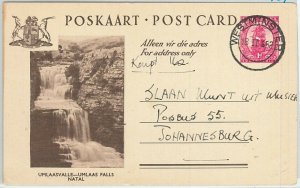 64671 - SOUTH AFRICA - POSTAL HISTORY: POSTAL STATIONERY CARD - WATERFALLS