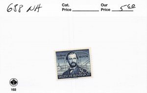 GERMANY 688   MNH