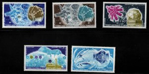 FSAT TAAF Scott C49-C53 MNH** Satellite stamp set