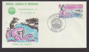 New Caledonia C184 Philexfrance 1982 U/A FDC