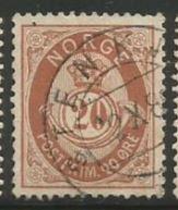 Norway Scott #43 Stamp - Used Single
