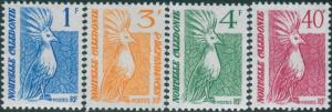 New Caledonia 1988 SG837-843 Kagu MNH