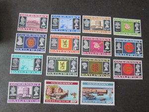 Guernsey 1971 Sc 41-55 set MNH