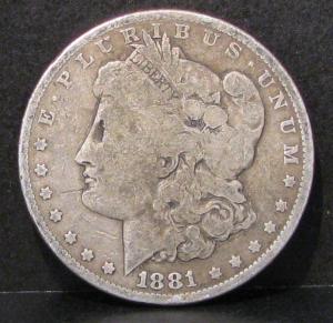 1881 Morgan Dollar - VG-F
