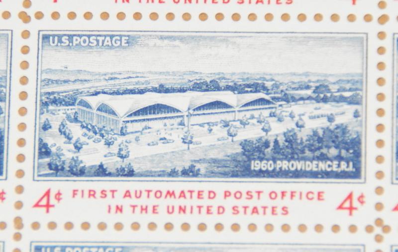 1960 sheet First Automated PO in US Sc# 1164