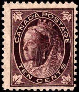 Canada #73, Incomplete Set, 1898, Hinged