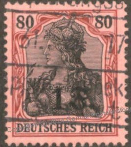 Germany WWI France Belgium Etappengebiet West Occupation Mi10 Used 102176