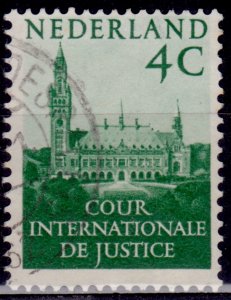 Netherlands, 1953, International Court of Justice, 4c, sc#O29, used