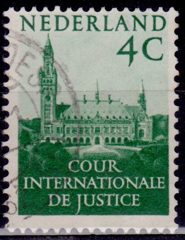 Netherlands, 1953, International Court of Justice, 4c, sc#O29, used