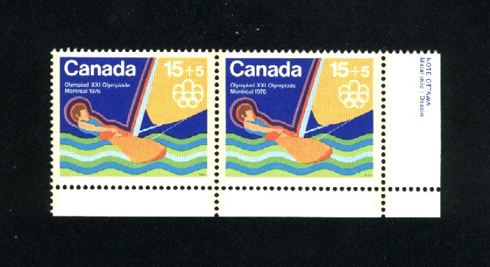 C B6 -4   pair  Mint NH VF 1975 PD