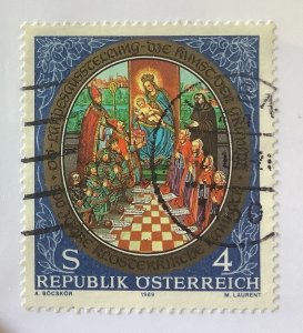 Austria 1989 Scott 1460 used - 4s, Exhibition The Art of Graphic, Lambach