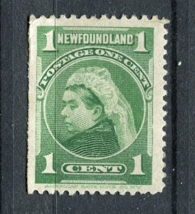 CANADA; NEWFOUNDLAND 1897 classic Royal issue Mint hinged 1c. value