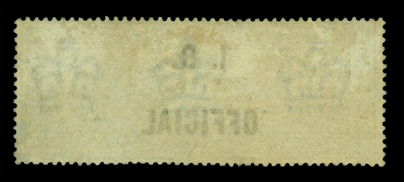 GB  1892 Inland Revenue OFFICIAL - Victoria £1 green  Sc O15 (SG O16) mint MH RR