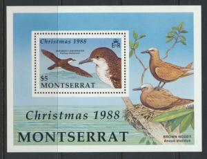 Montserrat    SG  MS781  SC# 706   Sea Birds  Christmas 1988