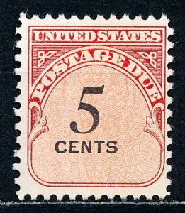 US #J93 Shift Error Dull Gum MNH