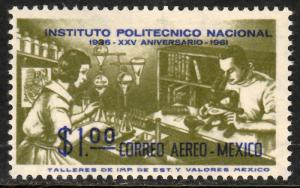 MEXICO C261 25th Anniversary Natl. Polytechnic Inst MINT, NH. VF.