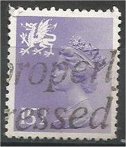 GREAT BRITAIN, WALES, Machins, 1982, used 151/2p light violet, Scott WMMH27