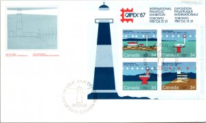 Canada, Worldwide First Day Cover, Lighthouses