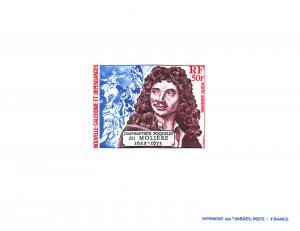 New Caledonia, 1973 Moliere Issue, Scott #C95 Proof, very fine