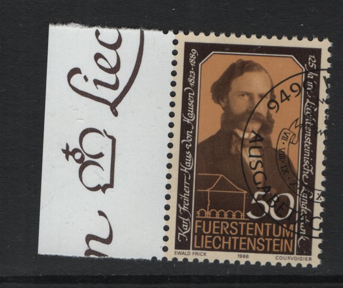 Liechtenstein   #847   cancelled 1986  von Hausen