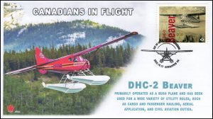 CA22-051, 2022, Canadians in Flight, First Day of Issue, Pictorial Postmark, DHC