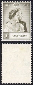 Gold Coast SG148 10/- Silver Wedding Fine M/M Cat 38 pounds